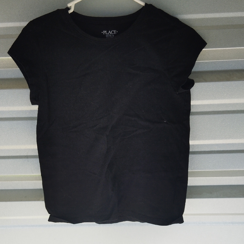Black T-Shirt by The Children's Place